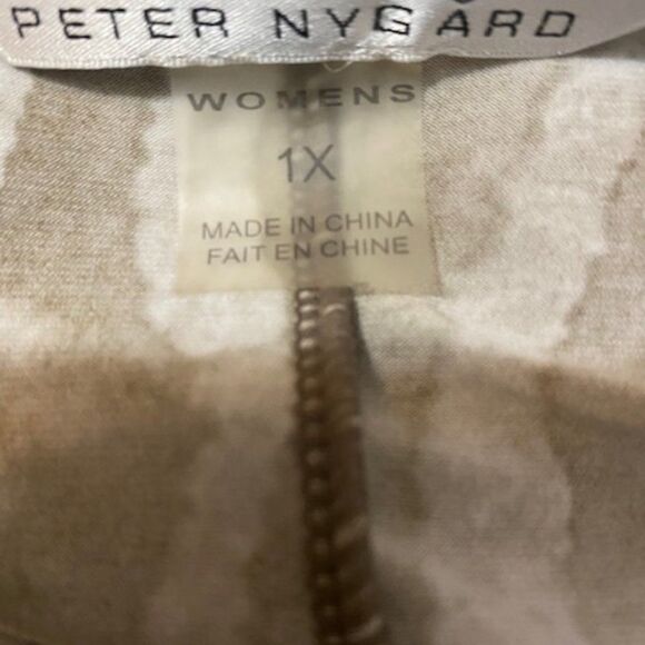 Peter Nygard Tan, White dress, size 1X - Picture 5 of 5